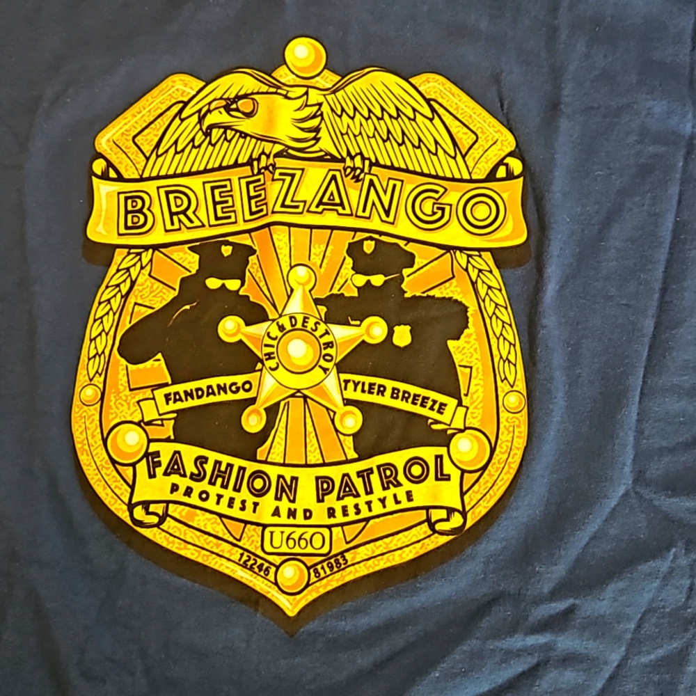 WWE Authentic Tee Breezango Large